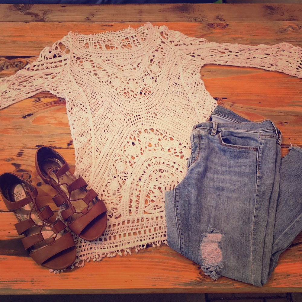 Boho chic top/cover up!!!